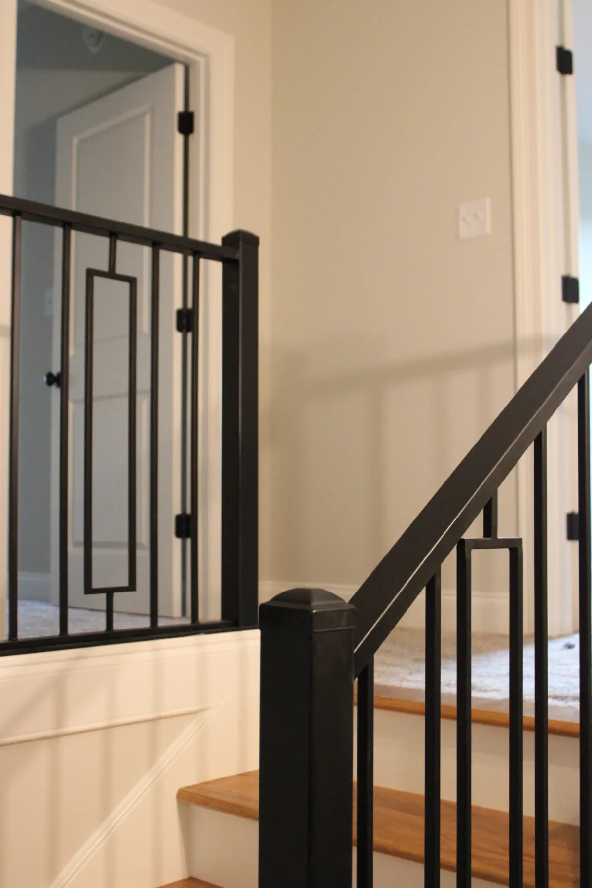 Custom iron staircase design.