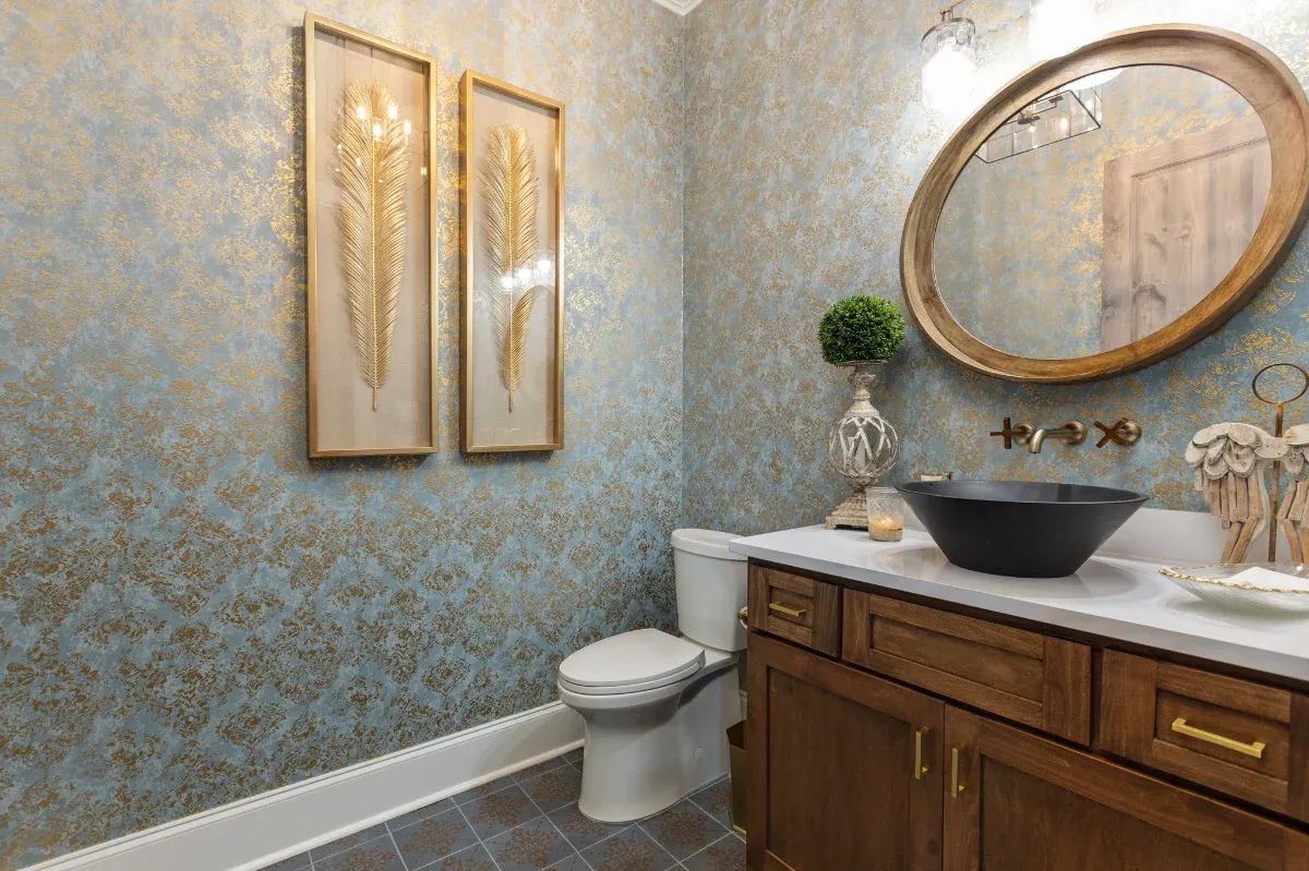 Classic style bathroom vanity.