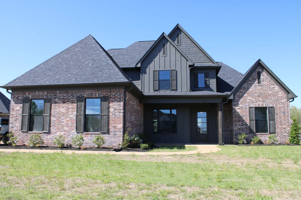 The Bakersfield plan exterior front.