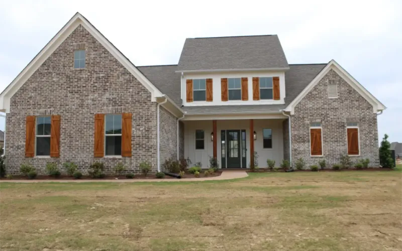 The Allen plan front view photo.